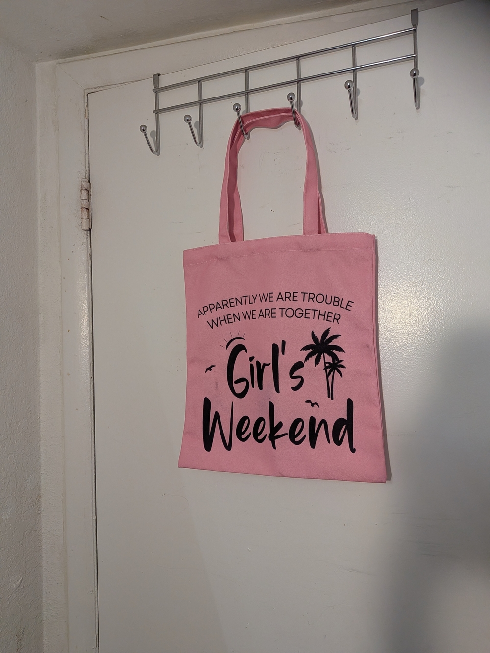 Girl's Weekend Pink Tote Bag - Women Bags
